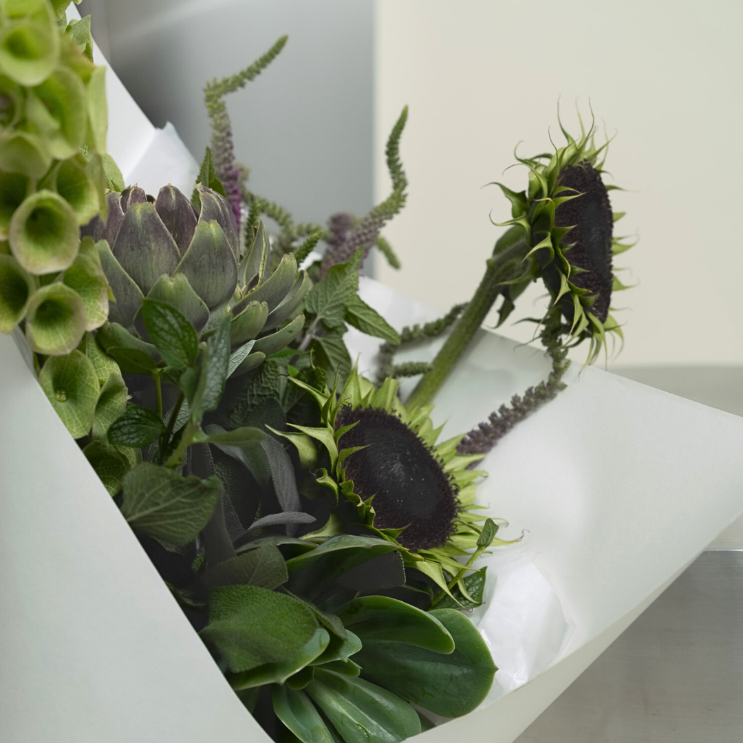 Sculptural Green Bouquet